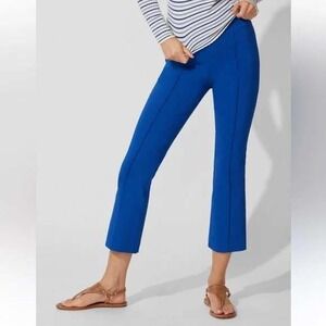 J. McLaughlin Ivy Pant size 4 Cropped Ankle Front Seam Straight Pants Pull On